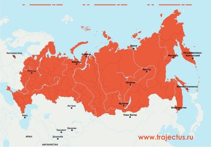 Приоритетные направления доставки грузов компанией «Траектория Логистики»